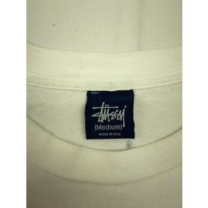 STUSSY◆Tシャツ/M/コットン/WHT//の詳細画像2