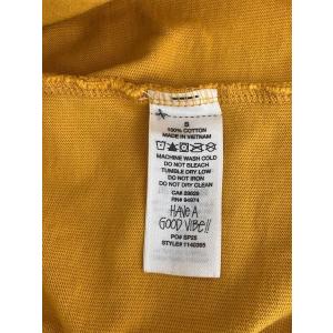 STUSSY◆Tシャツ/S/コットン/イエロー//の詳細画像3