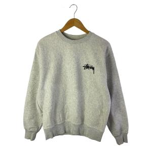 STUSSY◆スウェット/S/コットン/GRY/プリント/1914929