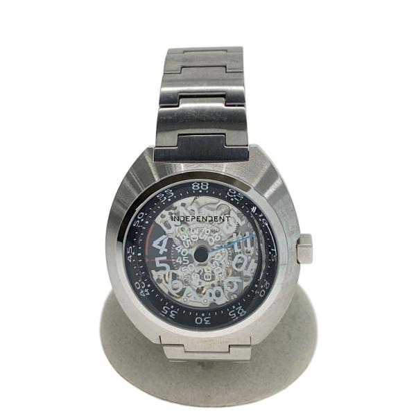 INDEPENDENT◆自動巻腕時計/アナログ/ステンレス/CLR/SLV/8224-S107652