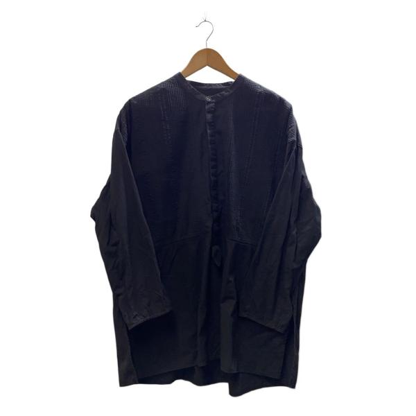 Pheeta◆Trinity シャツ ピンタック バンドカラー/BLK/8911-699-0019