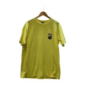STUSSY◆Tシャツ/M/コットン/GLD/プリント//