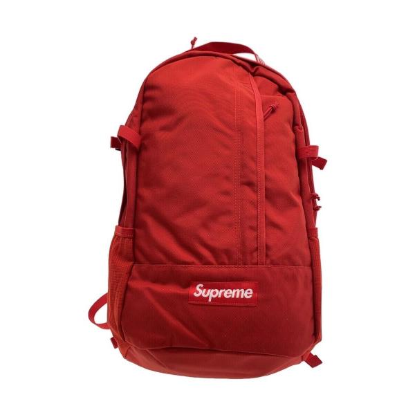 Supreme◆18SS Backpack/リュック/ナイロン/RED