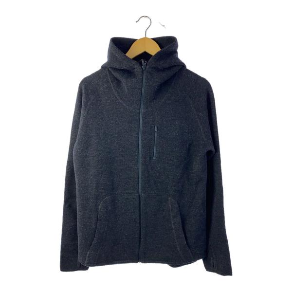 TRIPLE AUGHT DESIGN/ニットパーカー/S/ウール/BLK