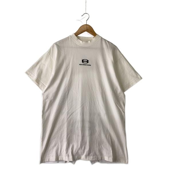 BALENCIAGA◆UNITY SPORTS ICON T-SHIRT/Tシャツ/L/--/WHT...