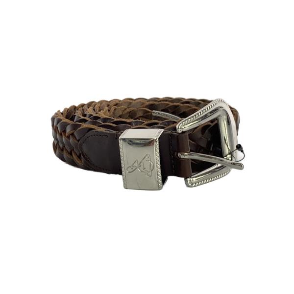 Woburn Walk/ベルト/レザー/BRW/メンズ/Wing Tip 6-Ply Belt