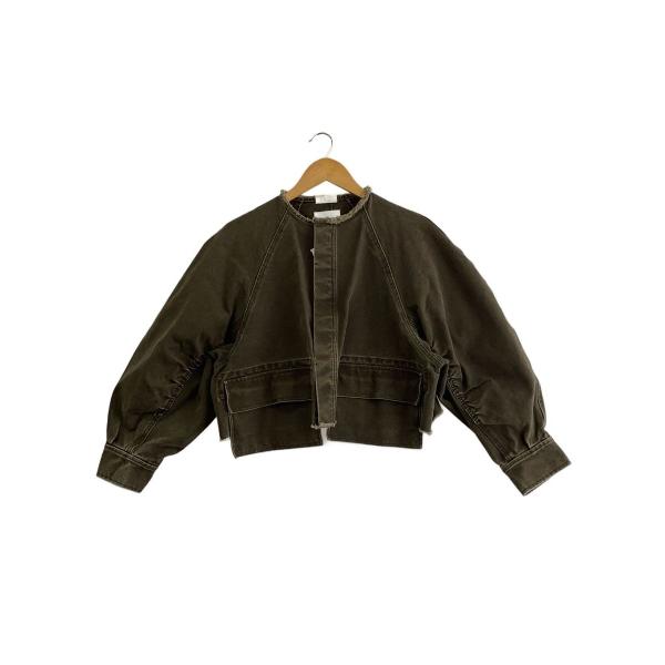 AMERI◆ジャケット/FREE/コットン/GRN/02310620180