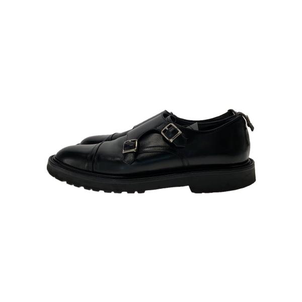 WH◆ドレスシューズ/US8/BLK/レザー/whs0300