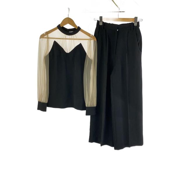 AMERI◆セットアップ/M/ポリエステル/BLK/02020520500//