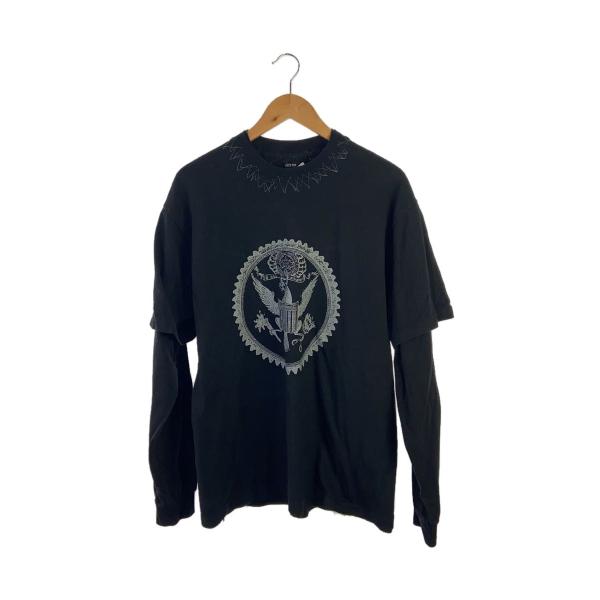 LES SIX◆24SS/GOD BLESS VIOLENCE/スウェット/ブラック/TRETTIO...