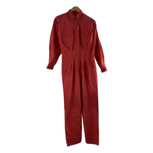 BANANA REPUBLIC◆80s/オールインワン/S/コットン/RED