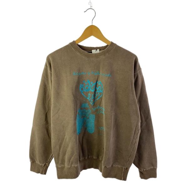 Lamrof◆Blind Genius Sweat/スウェット/1/コットン/BRW/LM-25FW...