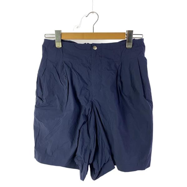 kolor◆24SS/ショートパンツ/2/ナイロン/BLU/無地/24SCM-P04103