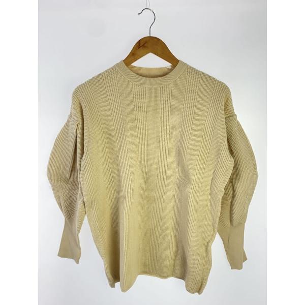 AMERI◆ニット・セーター(厚手)/FREE/アクリル/BEG/無地/02210130161