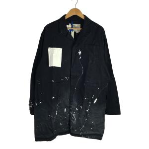 A-COLD-WALL / SPRAY PAINT LOGO TRACK SHIRT半袖シャツ/M/ポリエステル/BLK/CW9SMH14BP A-COLD-WALL◇SPRAY PAINT LOGO TRACK SHIRT半袖シャツ/M/ポリエステル