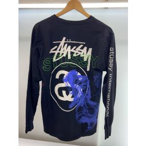 STUSSY◆長袖Tシャツ/S/コットン/BLK//の詳細画像1