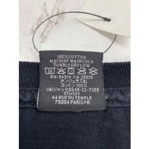 STUSSY◆長袖Tシャツ/S/コットン/BLK//の詳細画像3