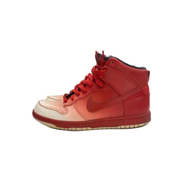 NIKE◆DUNK HI SUPREME SPARK/ダンクハイサプリームスパーク/レッド/3497...