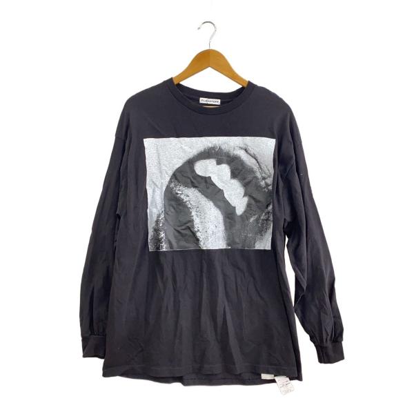 F-LAGSTUF-F◆長袖Tシャツ/L/コットン/BLK/22ss-FLAMING LIPSxFs...