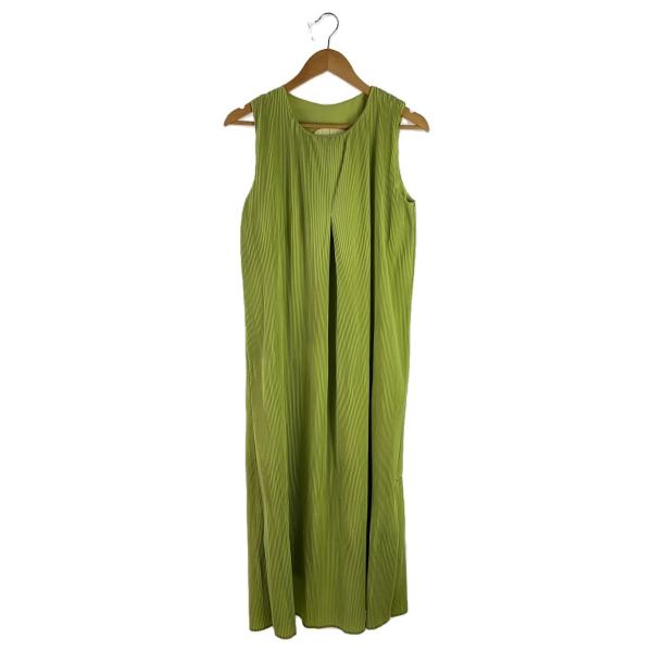 AMERI◆ノースリーブワンピース/M/ポリエステル/GRN/02110561290/シミ有