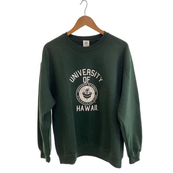 AMERI◆スウェット/L/ポリエステル/GRN/HAWAII カレッジ