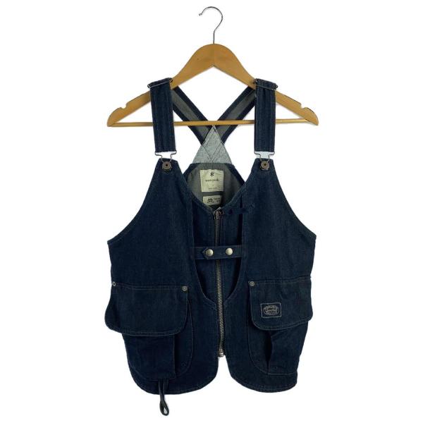 snow peak◆TAKIBI Denim Vest/ベスト/S/デニム/NVY/JK-21AU1...