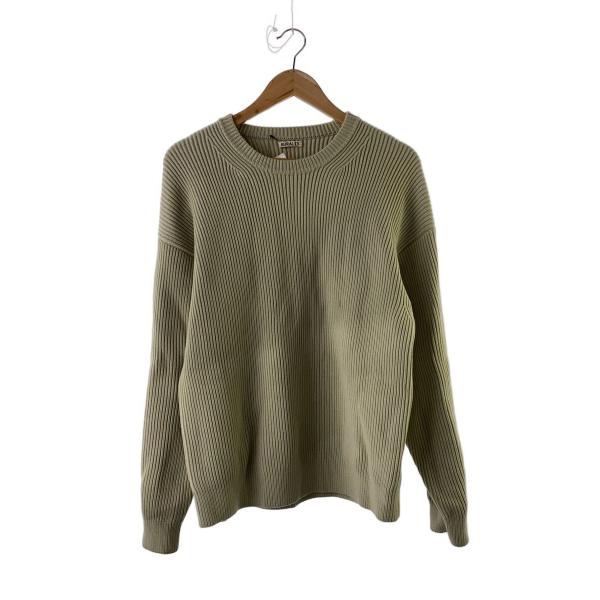 AURALEE◆ニット・セーター(厚手)/5/ウール/GRN/無地/A9AP01RK