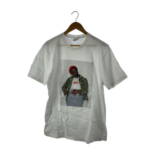 Supreme◆Andre 3000/Tシャツ/L/コットン/WHT