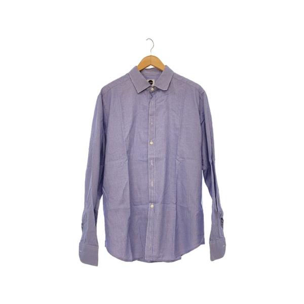 Bagutta◆長袖シャツ/--/--/BLU/無地