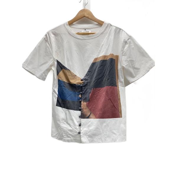 AMERI◆Tシャツ/FREE/コットン/WHT/無地/01110320861