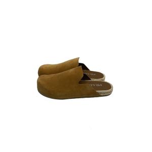 PRADA◆ミュール/サンダル/UK9/BRW/スウェード//