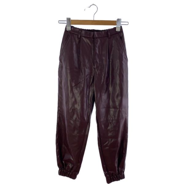AMERI◆Disney MICKEY TAG SYNTHETIC LEATHER PANTS/S/...