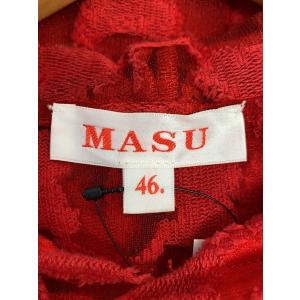 MASU◆パーカー/46/コットン/RED/総...の詳細画像2