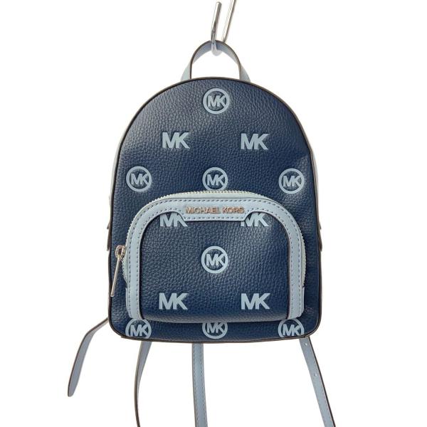 MICHAEL MICHAEL KORS◆リュック/--/BLU/総柄/35R4S8TB1L