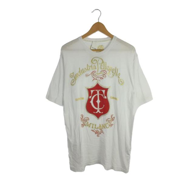 Pelle Pelle◆Tシャツ/L/コットン/WHT