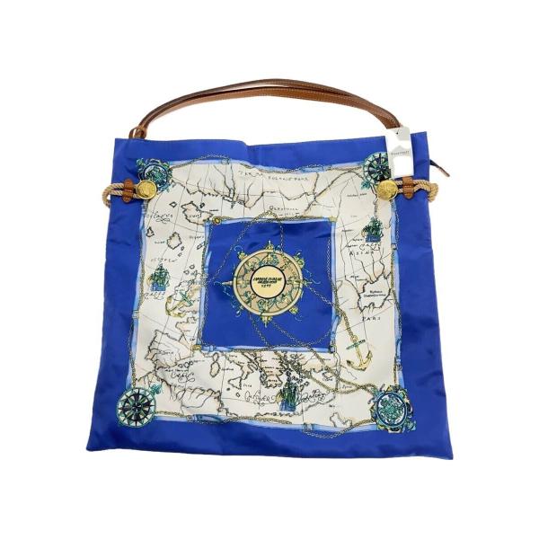 TOPKAPI◆トートバッグ/--/BLU/総柄