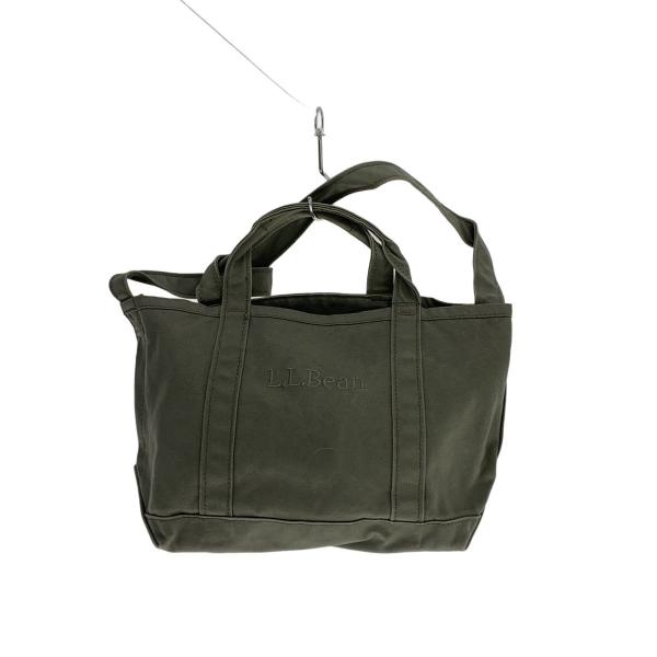 L.L.Bean◆ショルダーバッグ/コットン/KHK/521807