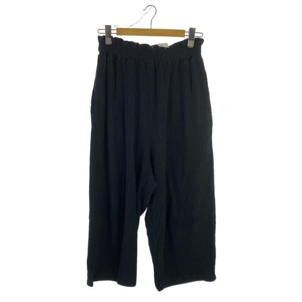 refomed◆AZEAMI THERMAL PANTS/ボトム/3/コットン/BLK/無地/REP...