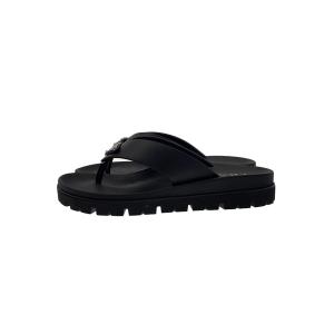 PRADA◆サンダル/UK7/BLK/? NULL ?