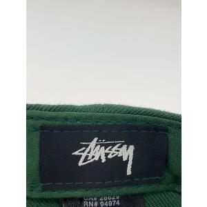 STUSSY◆キャップ/--/アクリル/GRN...の詳細画像4