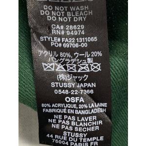 STUSSY◆キャップ/--/アクリル/GRN...の詳細画像5