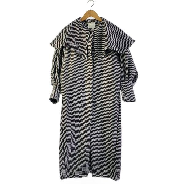 AMERI◆コート/S/ポリエステル/BLK/01220740730