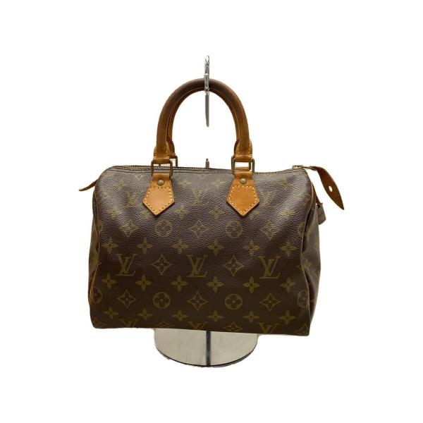 LOUIS VUITTON◆1)スピーディ25_モノグラム・キャンバス_BRW/PVC/BRW