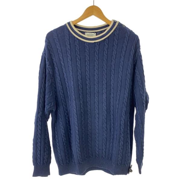 UNITED COLORS OF BENETTON◆ニット・セーター(厚手)/50/コットン/NVY
