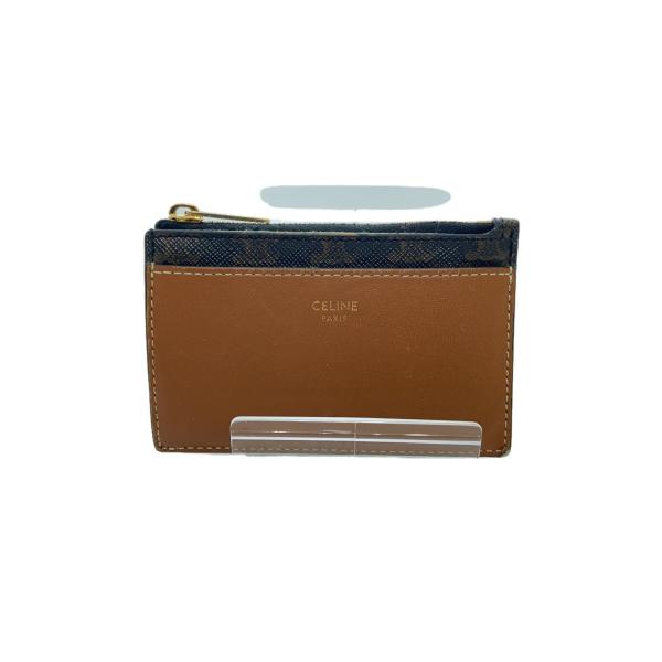 CELINE◆カードケース/PVC/BRW/総柄/レディース/u-ne-1263