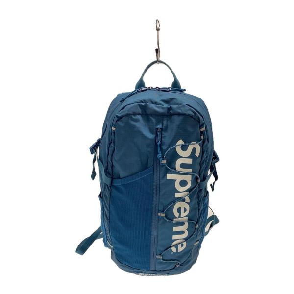 Supreme◆17ss Backpack/リュック/ナイロン/BLU/プリント