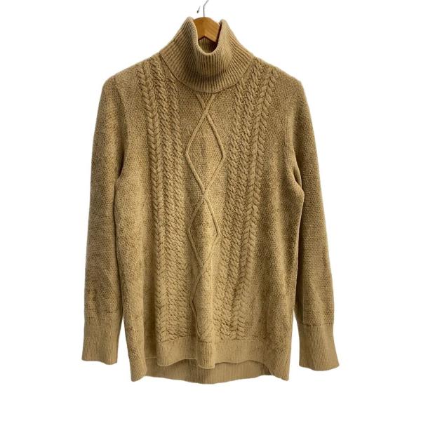 ABYTS◆22AW/ニット・セーター(薄手)/1/レーヨン/BEG/ABYTS-001/タートルネ...