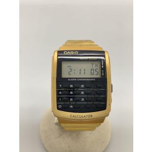 CASIO◆クォーツ腕時計/デジタル/ステンレス/GLD/SS/ca-506//