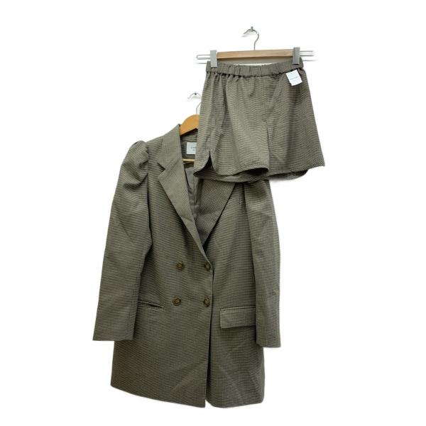 AMERI◆セットアップ/S/--/BRW/総柄/01310530840//