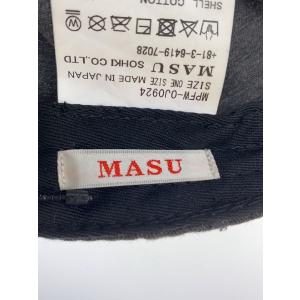 MASU◆キャップ/--/コットン/GRY/メ...の詳細画像4